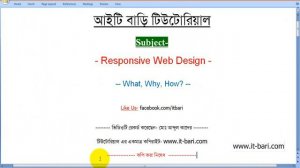 01  Responsive Web Design  What Why How  IT Bari Tutorials