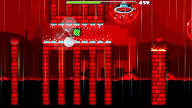 прохожу Geometry Dash Subzero с двумя монетками