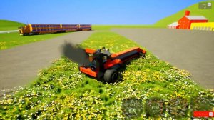 САМЫЙ ДЛИННЫЙ ЛЕГО ПОЕЗД НА КОЛЕСАХ ПРОТИВ САМОЙ БЫСТРОЙ ЛЕГО МАШИНЫ В БРИК РИГС (Brick Rigs)