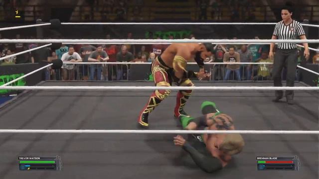 Trevor Watson vs Brennan Blade BCW heavyweight championship tournament 1st round match