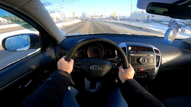 2010 Kia Ceed 1.6L (122) POV TEST DRIVE COLD START UP смотреть онлайн