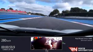 RN #1 Onboard video Paul Ricard 1A (5.7 KM), Ferrari Challenge, 01:59.746