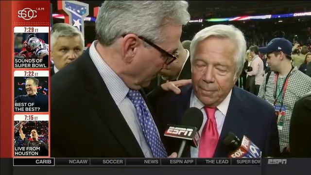 Super Bowl 51 Postgame   What Robert Kraft went through with Tom Brady and Tom Brady s mom