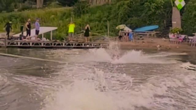 Parks Valant barefoot waterski highlight смотреть онлайн