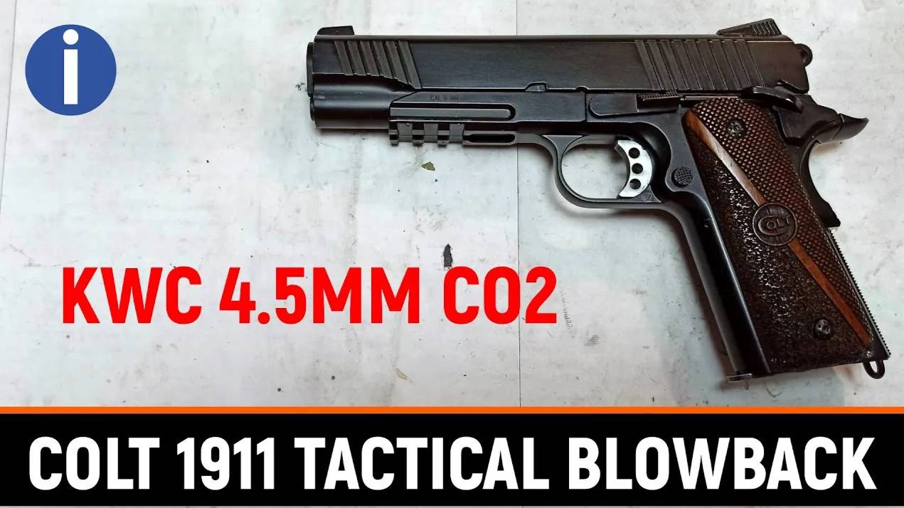 KWC COLT 1911 TACTICAL - ОБЗОР И ТЕСТ ПНЕВМАТИЧЕСКО ПИСТОЛЕТА смотреть онлайн