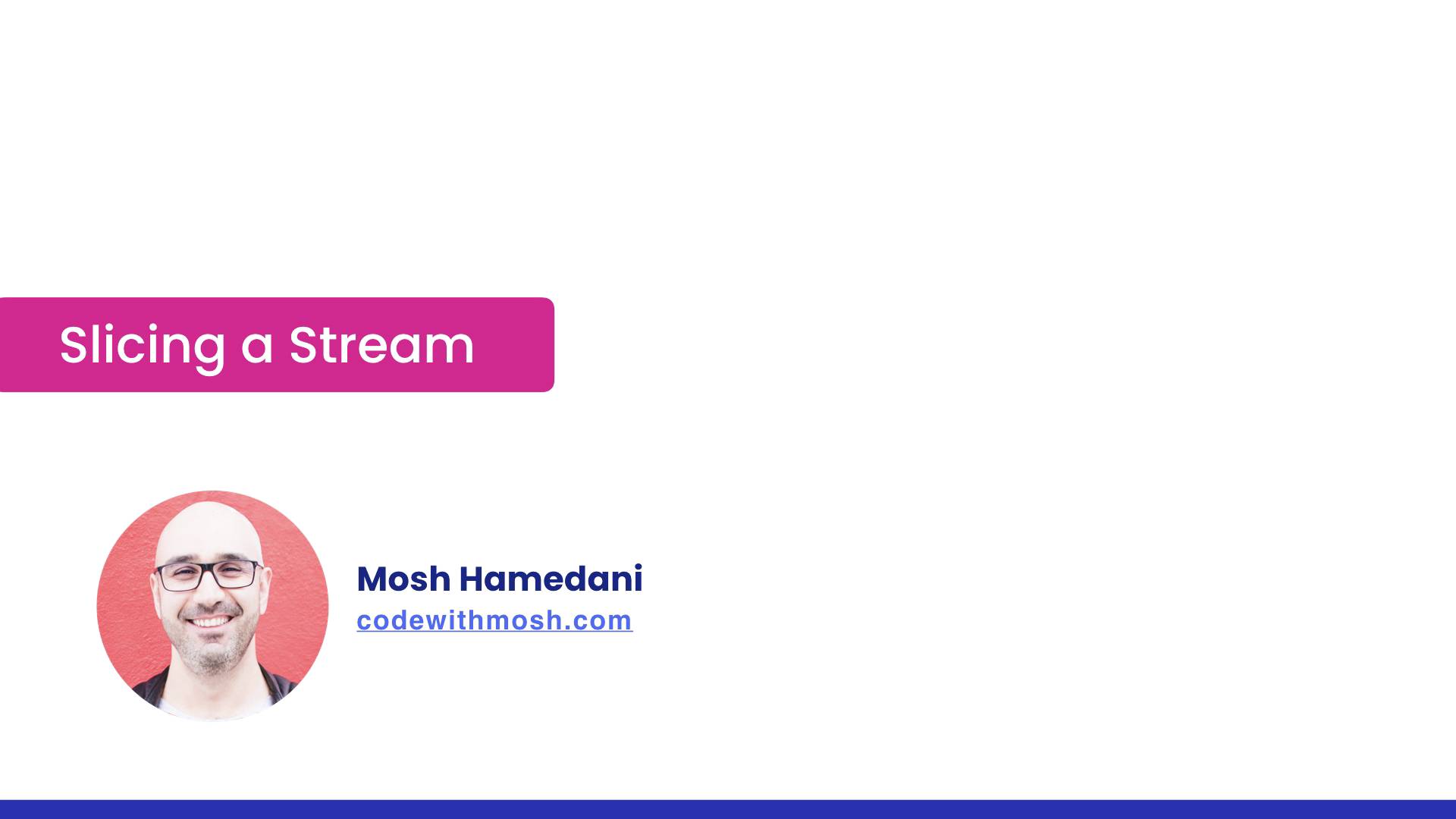 64- Slicing Streams смотреть онлайн