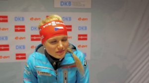Gabriela Soukalova Third in Kontiolahti Sprint