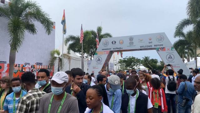 Part 1 | Chess Olympiad 2022 | Arrival of chess players at olympiad venue | Chennai | смотреть онлайн