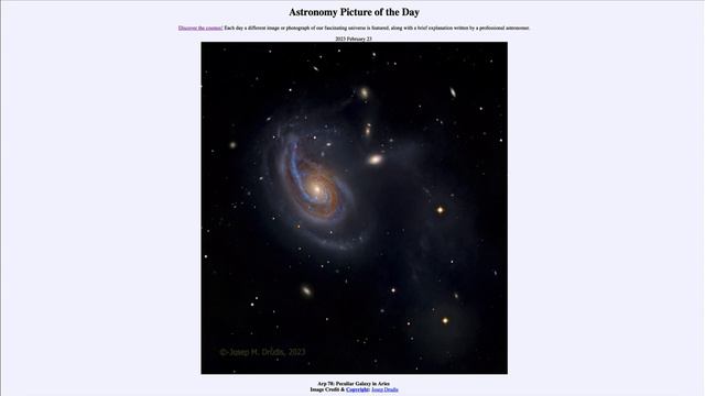 2023 February 23 - Arp 78: Peculiar Galaxy in Aries смотреть онлайн