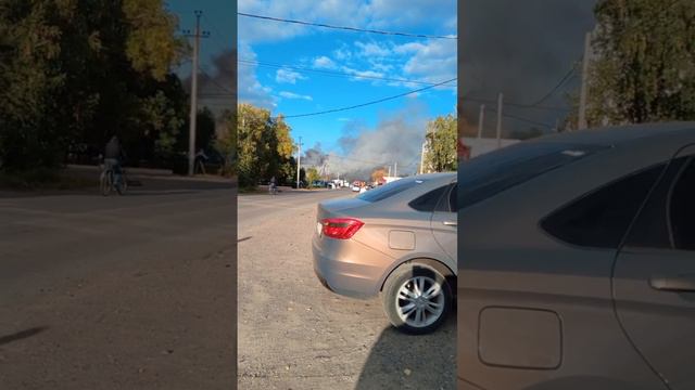 В  п . Саракташ горит дом .
Причины возгорания не известны .