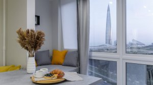 Видовые апартаменты в Лахте, Башня Газпром, Юнтоловский заказник и Лахтинский разлив