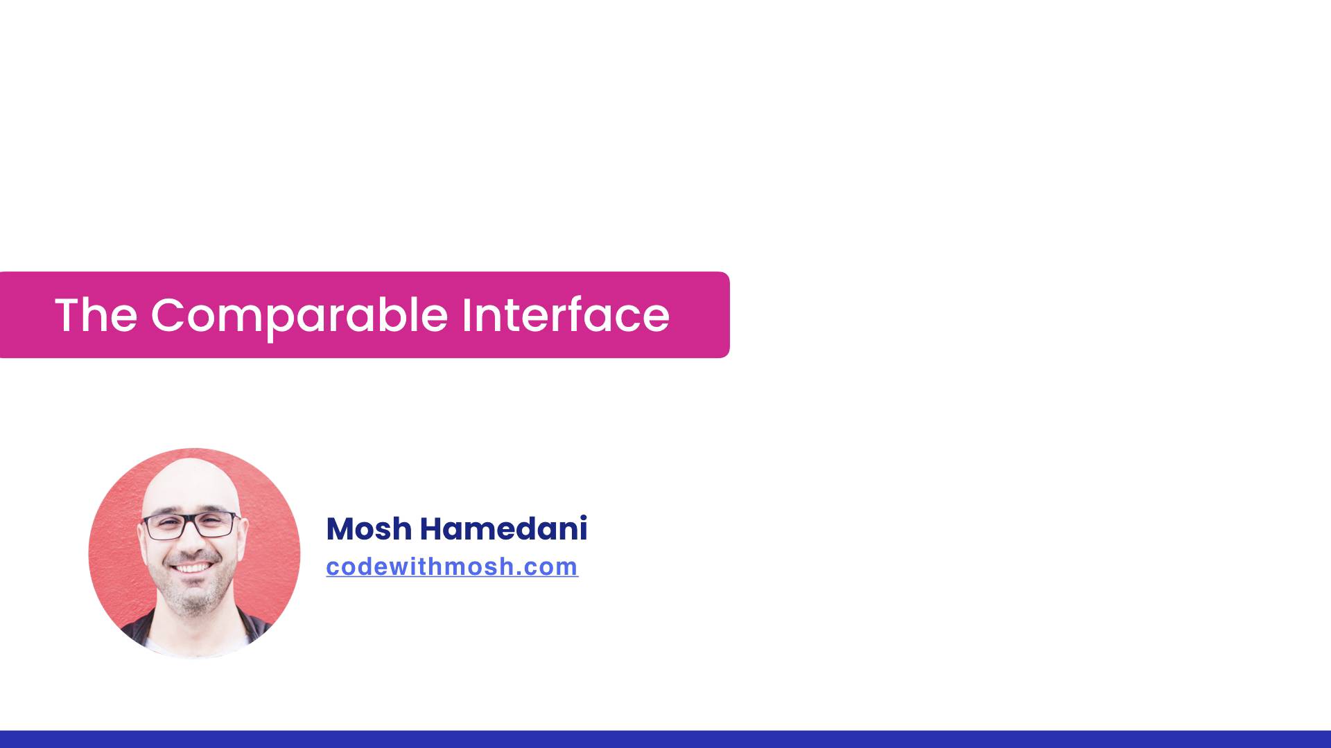 35- The Comparable Interface смотреть онлайн