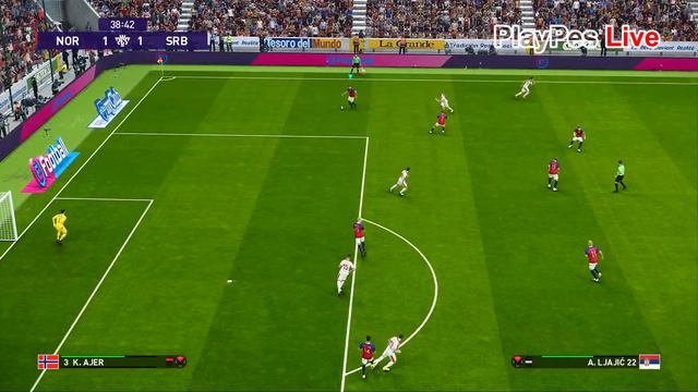 PES 2021 - Norway vs Serbia - Playoff - Full Match & Goals - Gameplay PC смотреть онлайн