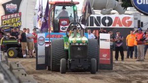 2019 Unlimited Super Stock Tractors pulling in Goshen, IN