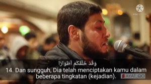 BACAAN SURAH NUH FULL (1-28) || SHEIKH MUHAMMAD AL-ASHI SANGAT MENGHAYATI