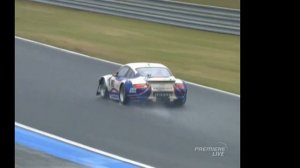 24h Le Mans 2007 - Allan Simonsen driving Porsche without rear wing