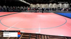 195 Lbs Prelims - Michael Bartush, South Side Wrestling Club Vs Kolby Franklin, XCalibur Athletics