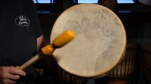 12" Deer Hide Hand Drum Demo