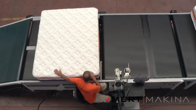 M-2800 Automatic Mattress Tape Edge and Pakcing Line смотреть онлайн