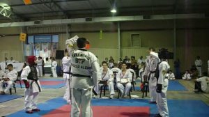 Torneo de Taekwondo Uruguay Latu Diciembre 2010 Felipe Almeida sparring