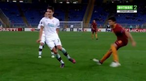 Diego Perotti rabona goal vs Plzen HD