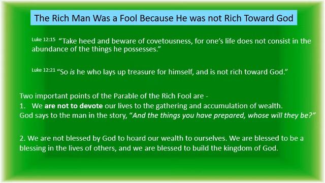 The Parable of the Rich Fool - Part 2 смотреть онлайн