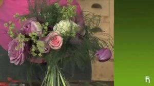 How to make a bouquet - Hand tied flower bouquet