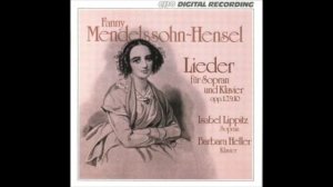 Fanny Mendelssohn-Hensel  -  Schwanenlied op. 1