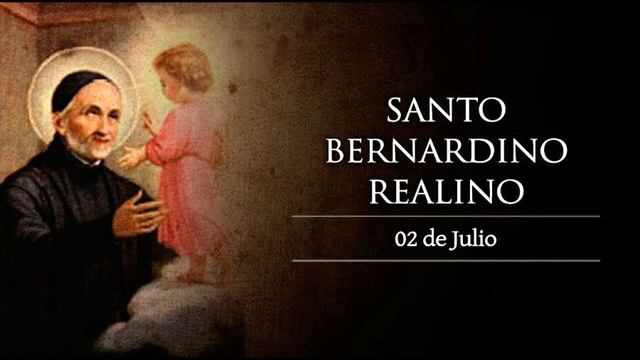 Viernes 2 de Julio 2021 San Bernardino Realino / Santo del Día смотреть онлайн