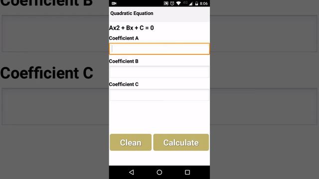 Solve 2 degree equation exercises (quadratic equation -  bhaskara formula)