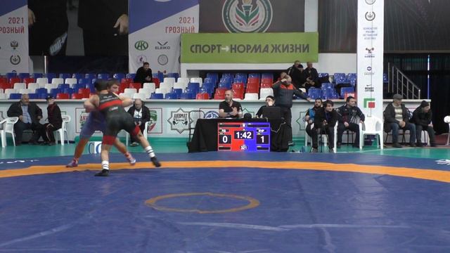 Джабраилов Абубакар (Дагестан) - Чагаров Ануар (КЧР) смотреть онлайн