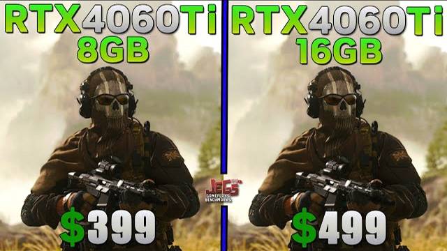 RTX4060TI 8GB VS RTX4060TI 16GB