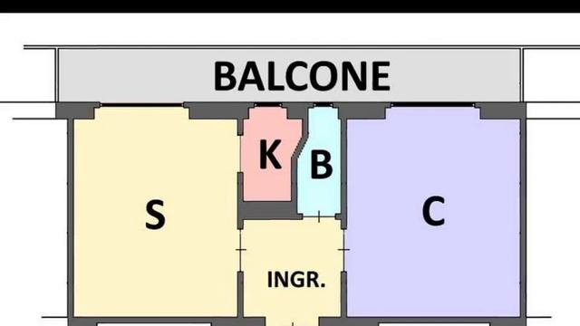 MM5 Segesta, Via Filippo Abbiati: bilocale al 4° piano senza ascensore. € 72.000
