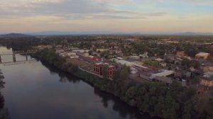 Willamette River, Downtown Albany, Oregon