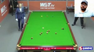 Thepchaiya Un-nooh Win 7th Frame From Rory Thor in  in Wuhan Open Qualifying 2023