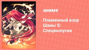 Пламенный взор Шаны S: Спецвыпуски 2 серия (аниме-сериал, 2009)