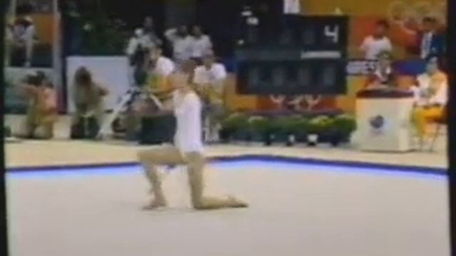 88 Olympics RSG Prelims Panova BUL Clubs 9.550