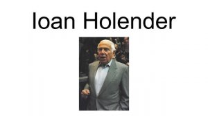 Ioan Holender