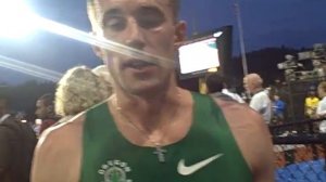 Chris Solinsky After Dropping Out of the Prefontaine Classic 10,000m 2011