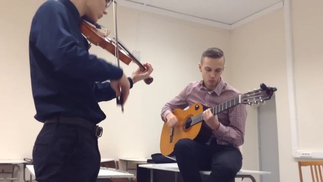 Lana Del Rey - Young And Beautiful - Violin/Guitar cover смотреть онлайн