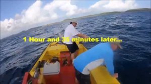 Intense Battle: Landing an 115+ Lbs Yellowfin Tuna, sportfishing Curacao with Deckie Dirk on Hey Sw