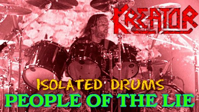 KREATOR -  PEOPLE OF THE LIE  (DRUMS ONLY) смотреть онлайн