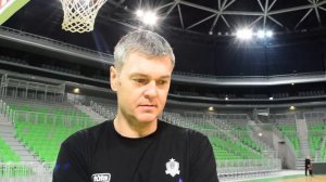 Olimpija Union - Budivelnyk: Ainars Bagatskis before the game