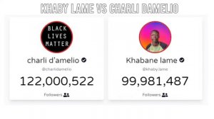 KHABY LAME VS CHARLI D'AMELIO! KHABY LAME HITS 100 MLN FOLLOW!