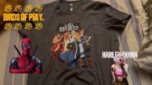 My DEATH BATTLE! T-Shirt Collection (including Harley Quinn from Birds of Prey)