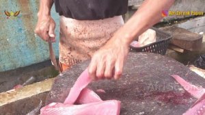 SKILL POTONG IKAN | Menakjubkan Skills Terbaik Abang Ini Potong Ikan Utuh Segar