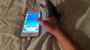 SB Movie: Shark Puppet plays My Talking Angela!