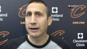 Coach David Blatt Interview after Today's Practice - Cleveland Cavaliers