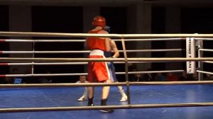 D. Zacharovs (LAT) vs. A. Linda (LTU). 14th V. Karpačiauskas tournament final - 50 kg (A group).)