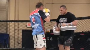 Tibor Nagy - Pad work with Ray Sefo